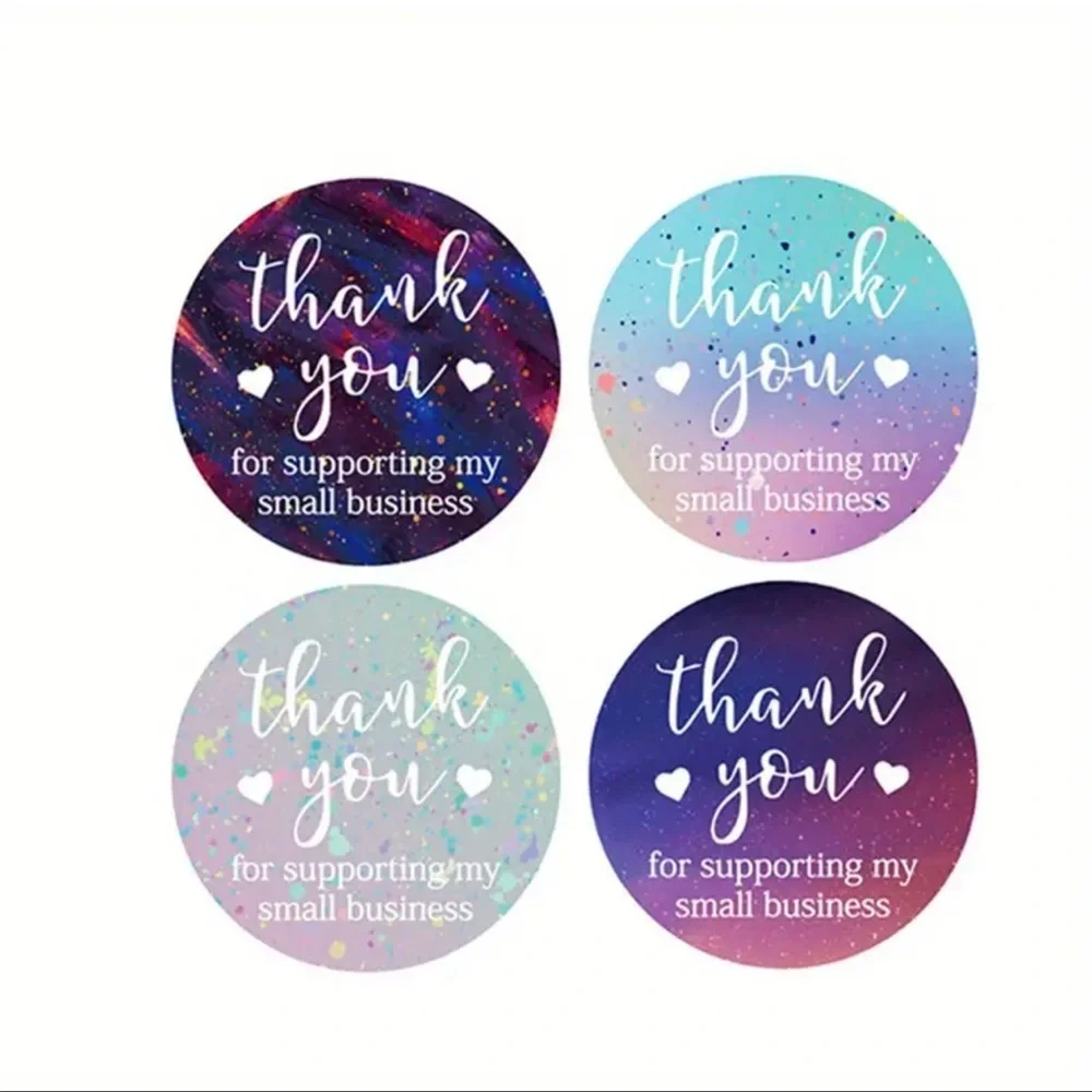 Colorful Thank You stickers 500 count NWT